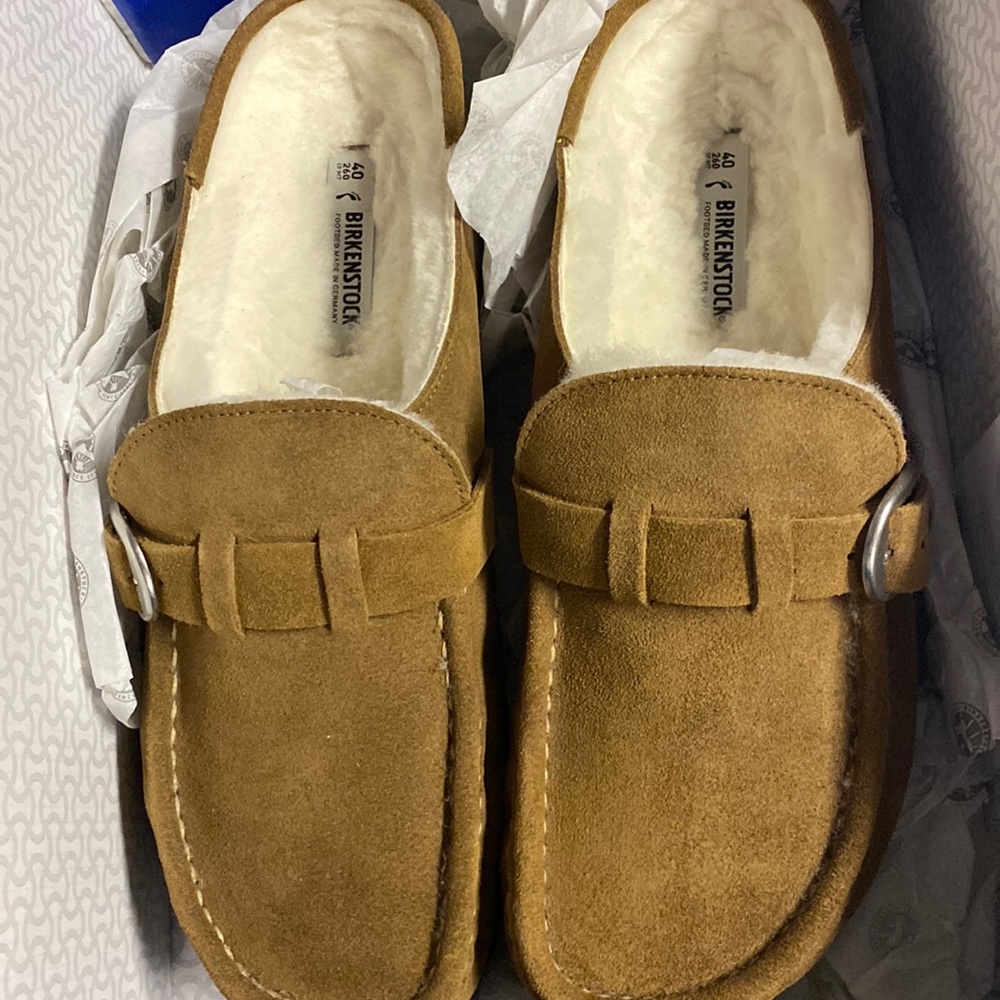 Birkenstock Buckley shearling Tea Asst new